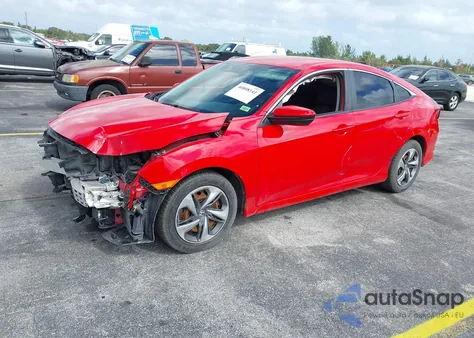 2020 Honda Civic Lx из США, поврежденный, VIN 2HGFC2F64LH548304